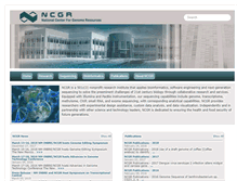 Tablet Screenshot of ncgr.org